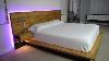 Full Size Metal Loft Bed Furniture Bedroom Home Rails Steel Frame Indoor Black.